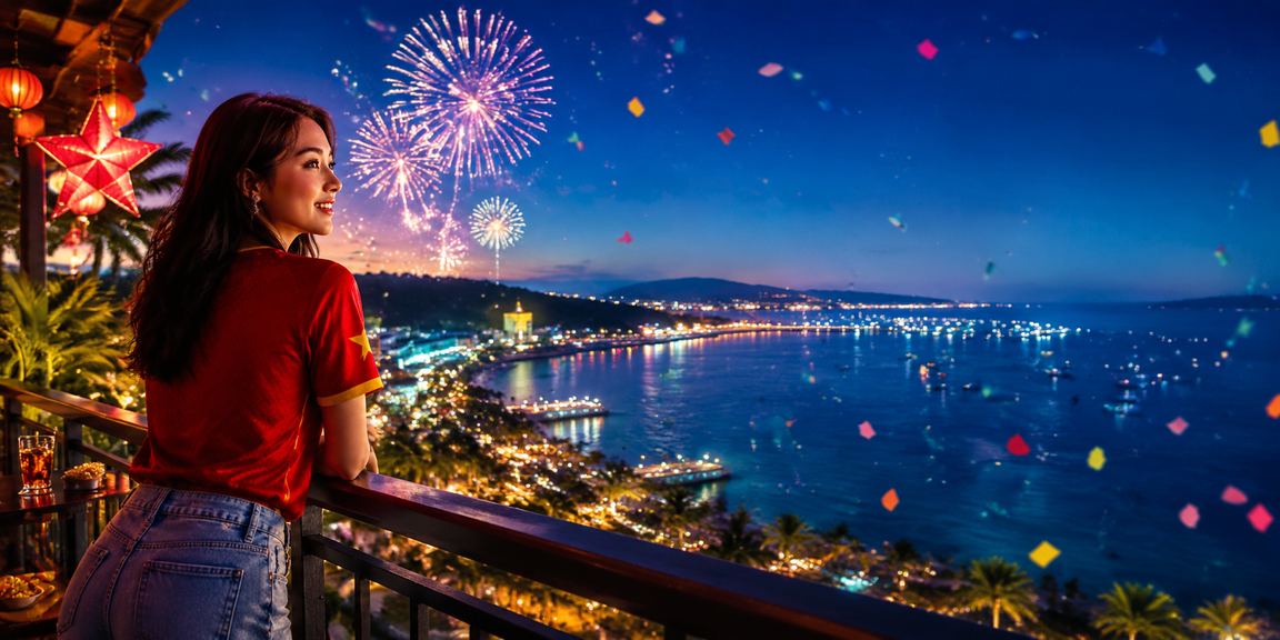 Người chơi thư giãn tại bãi biển Phú Quốc và tham gia khuyến mãi cá cược bóng đá